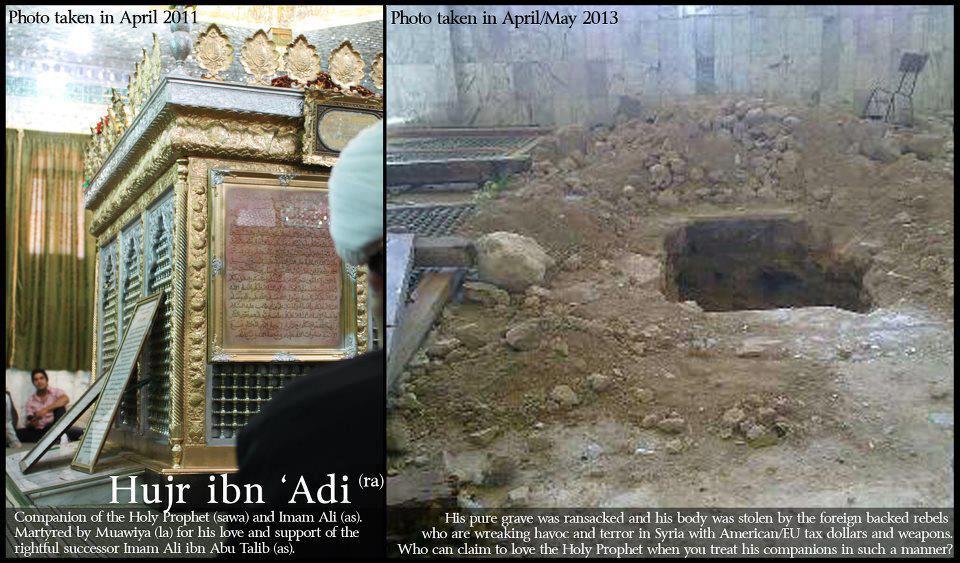 Martyrdom of Hujr ibn Adi (ra) from Sunni sources